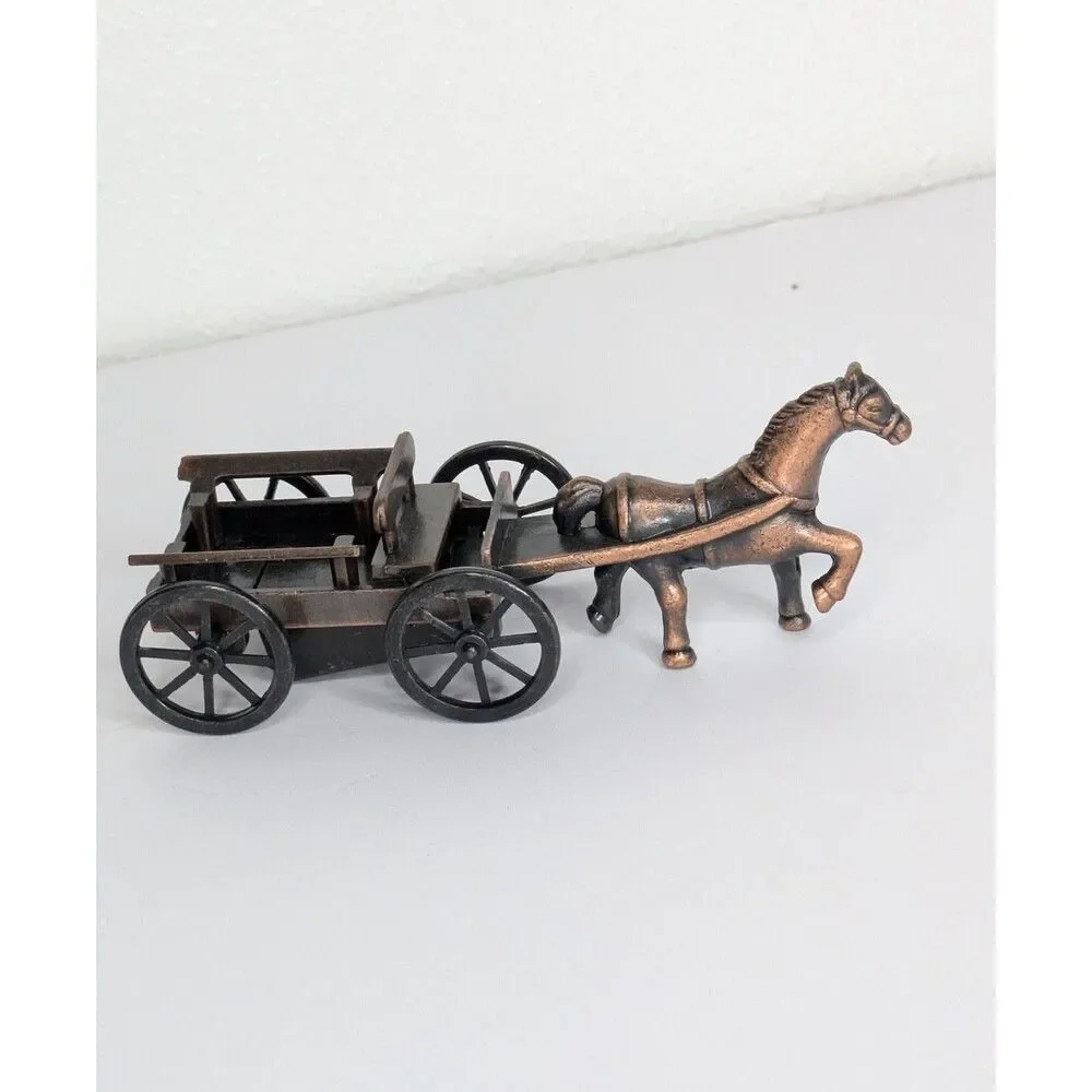 Horse And Carriage Die Cast Metal Collectible Pencil Sharpener